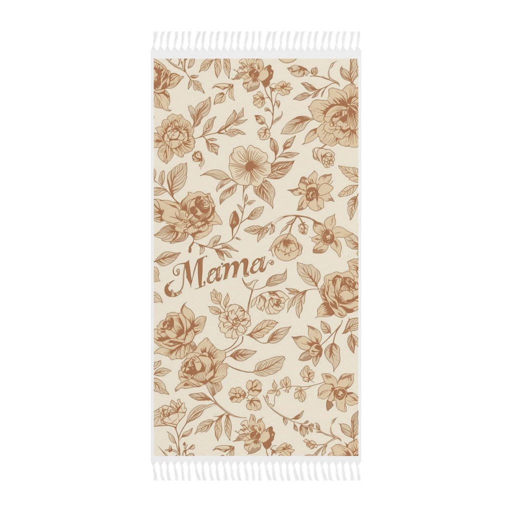 Mama Boho Floral Beach Towel