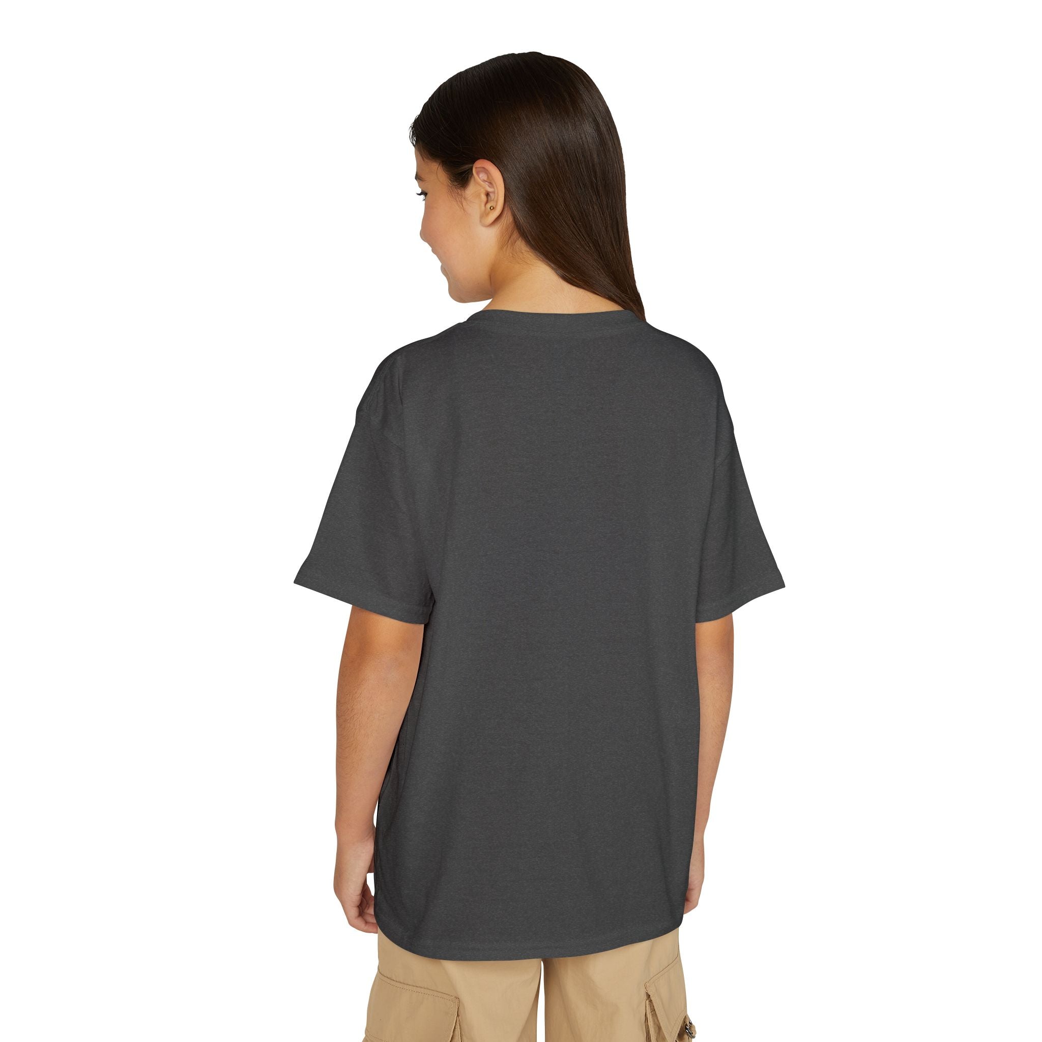 Kids' Cat Mom & Kittens Youth T-Shirt — Cute Mother Cat Illustration