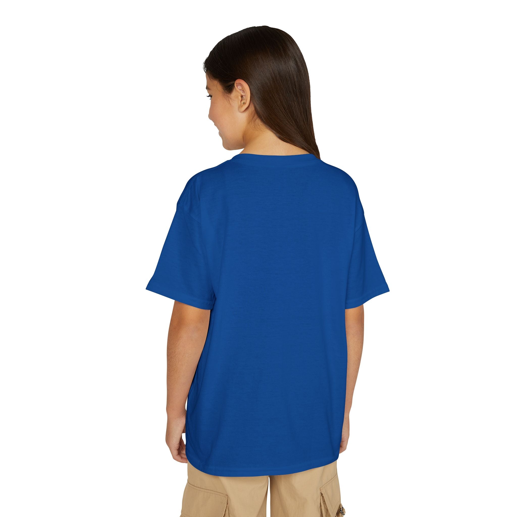 Kids' Cat Mom & Kittens Youth T-Shirt — Cute Mother Cat Illustration