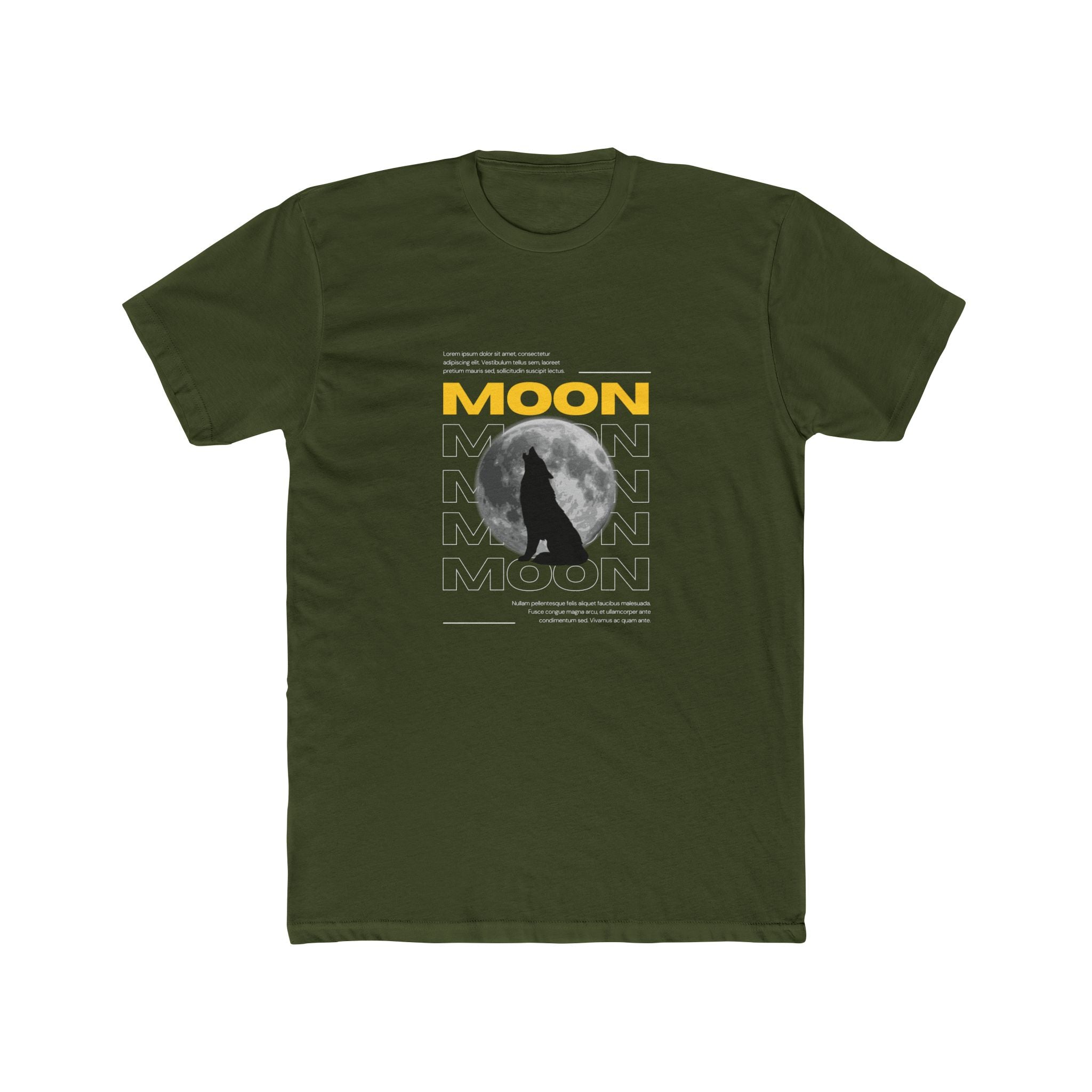 Moon Wolf Tee — Vintage Lunar Graphic T-Shirt