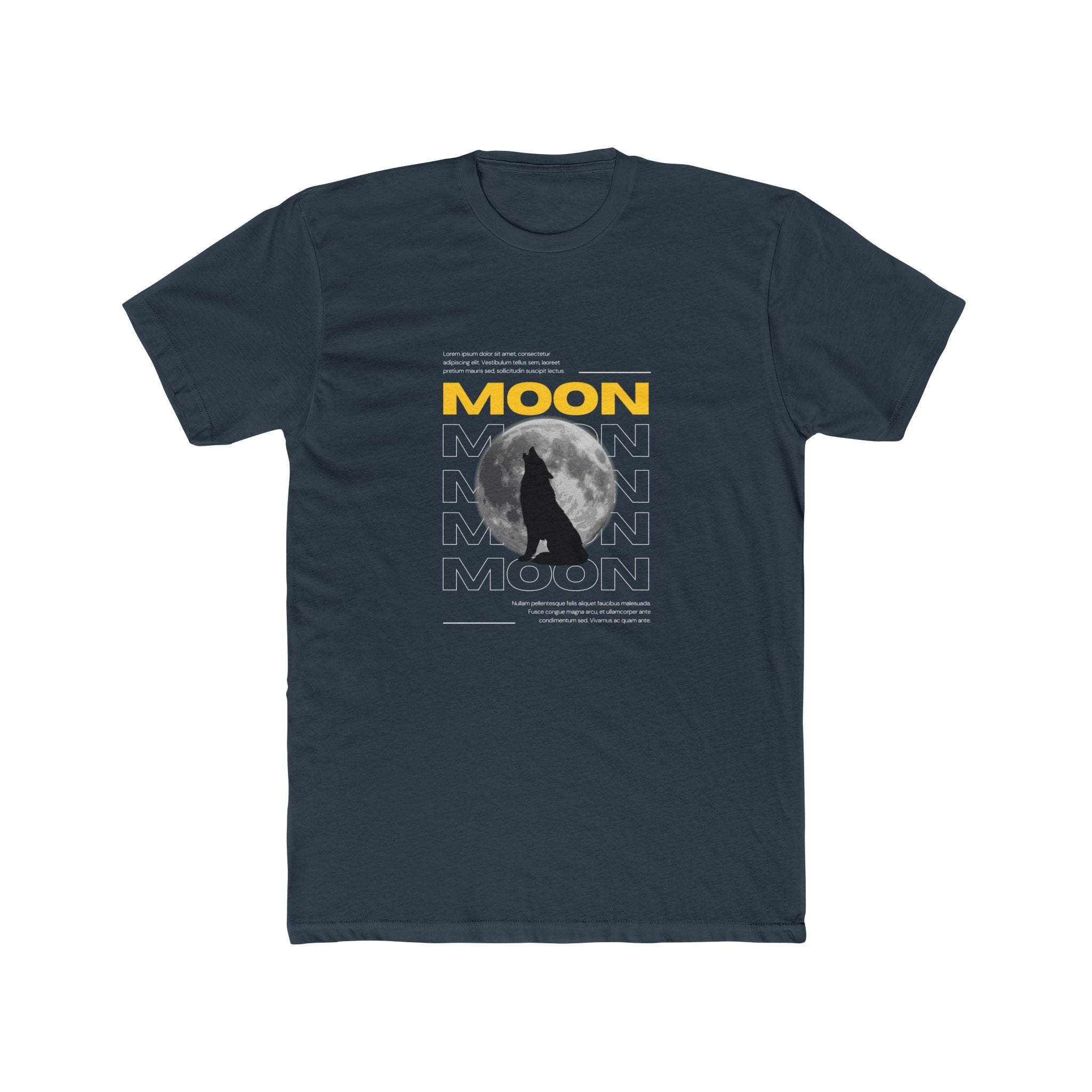 Moon Wolf Tee — Vintage Lunar Graphic T-Shirt
