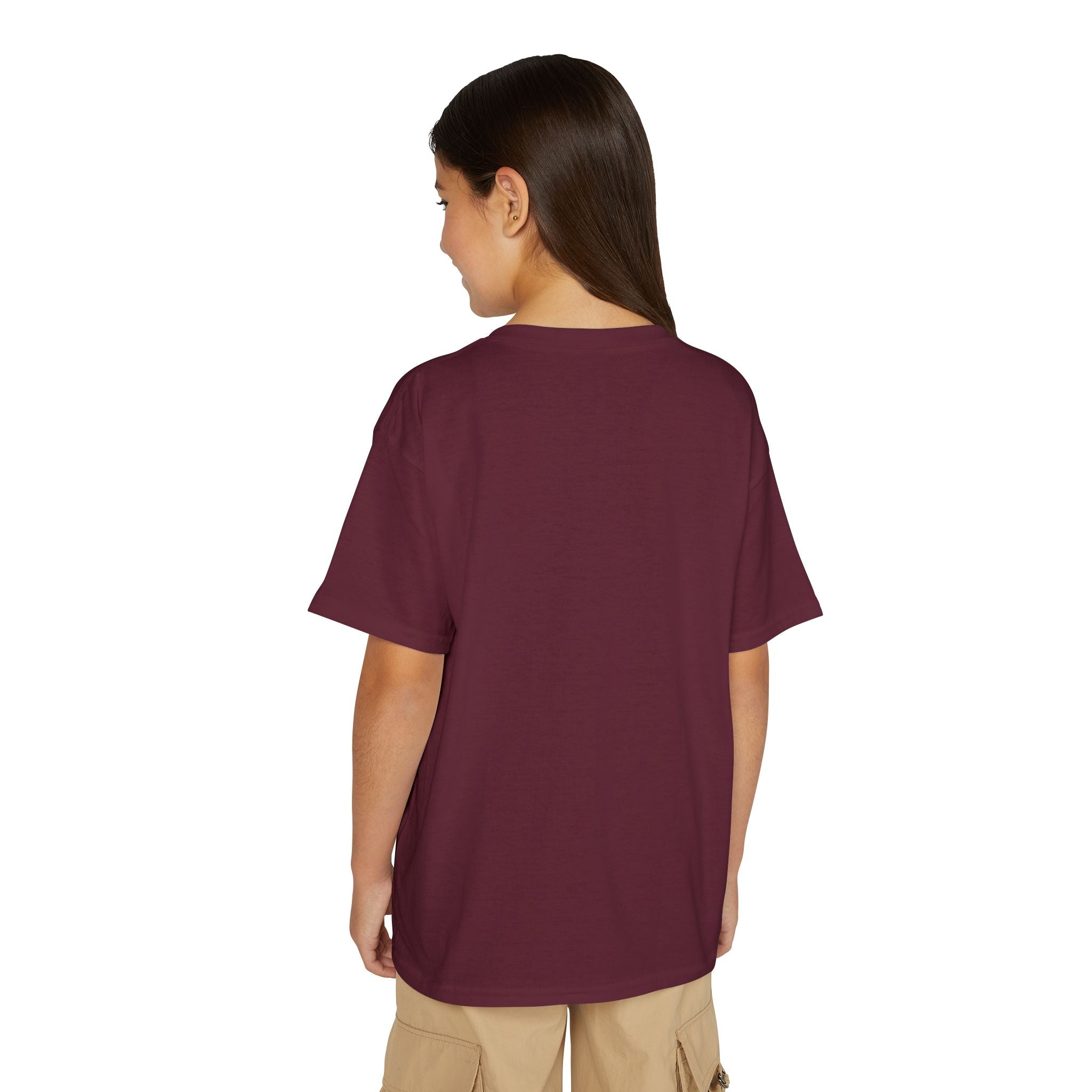 Kids' Cat Mom & Kittens Youth T-Shirt — Cute Mother Cat Illustration