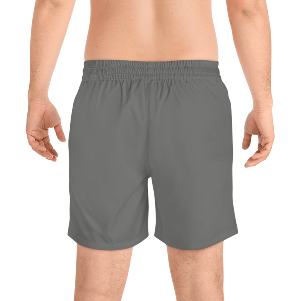 King Lion Swim Shorts — Men's Mid-Length Graphic Beach Trunks