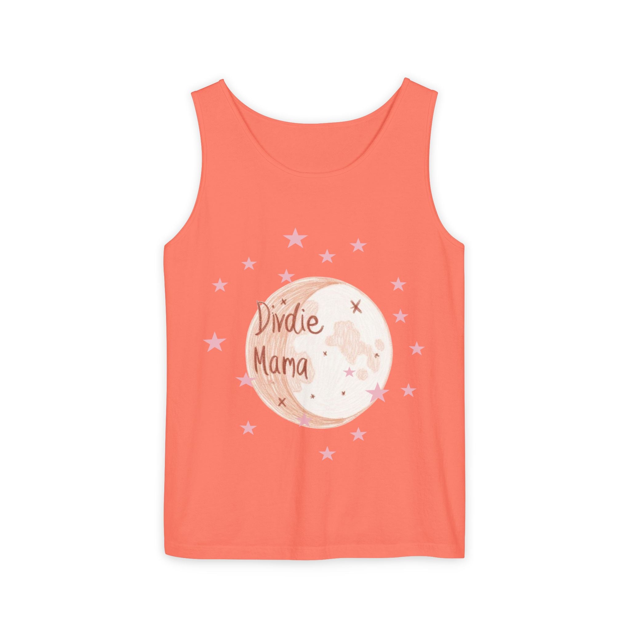 Indie Mama Moon Tank Top — Boho Mother's Day Graphic Tank