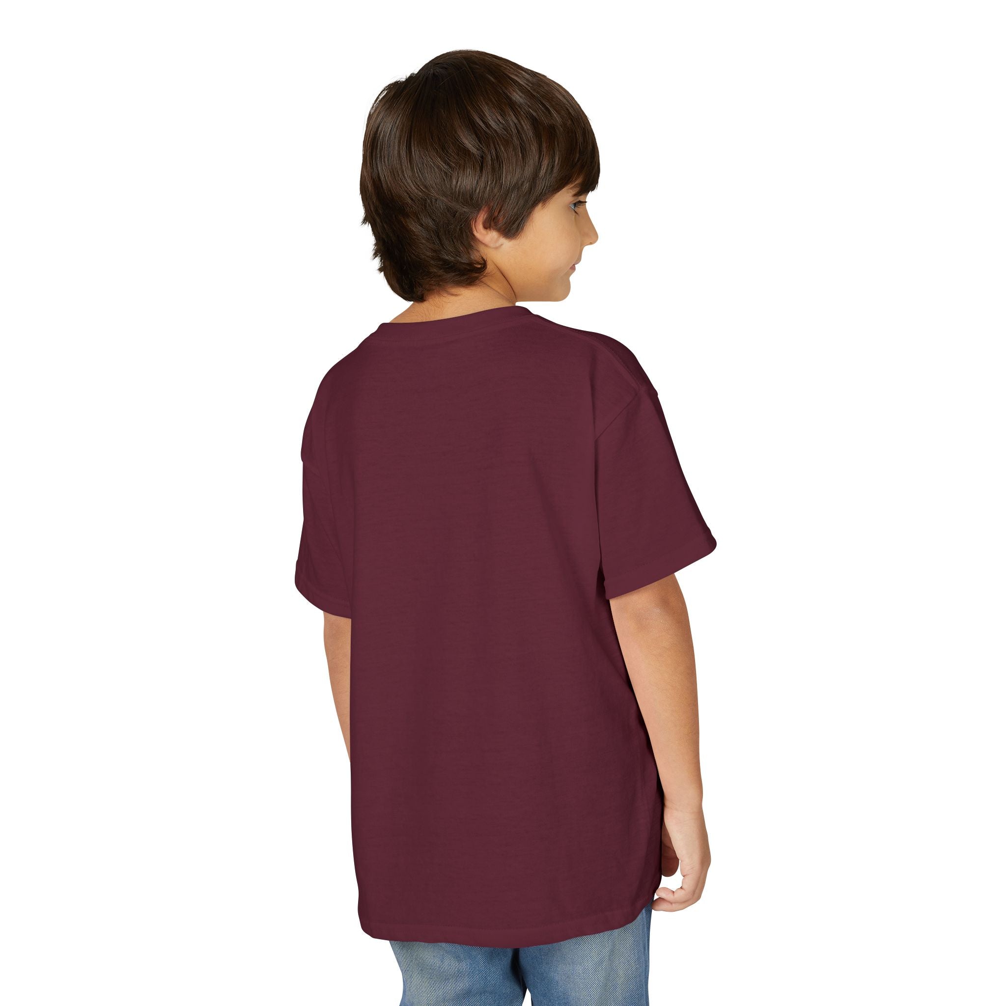 Kids' Cat Mom & Kittens Youth T-Shirt — Cute Mother Cat Illustration