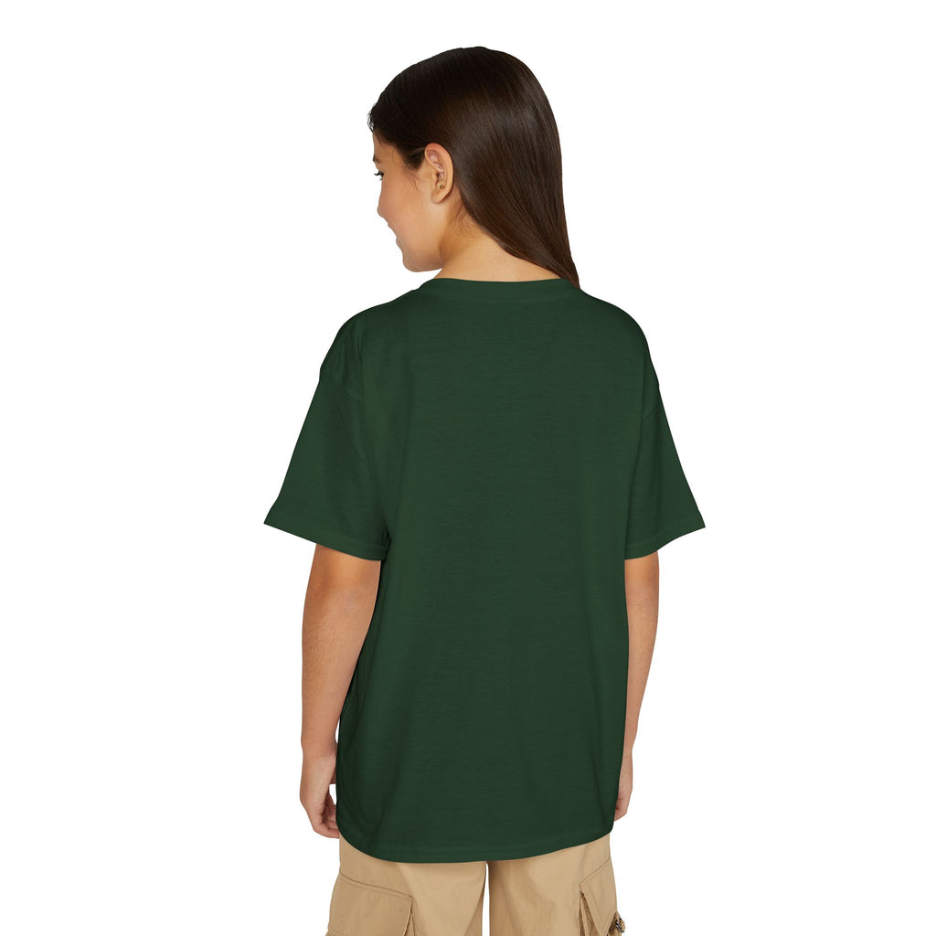 Kids' Cat Mom & Kittens Youth T-Shirt — Cute Mother Cat Illustration