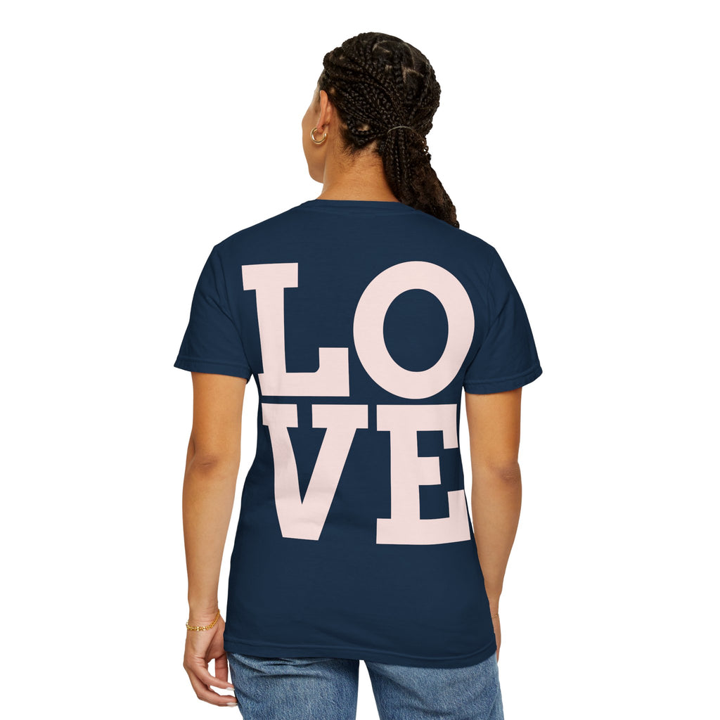 T-Shirt — Dandelion 'I Made a Wish' Front & Bold LOVE Back