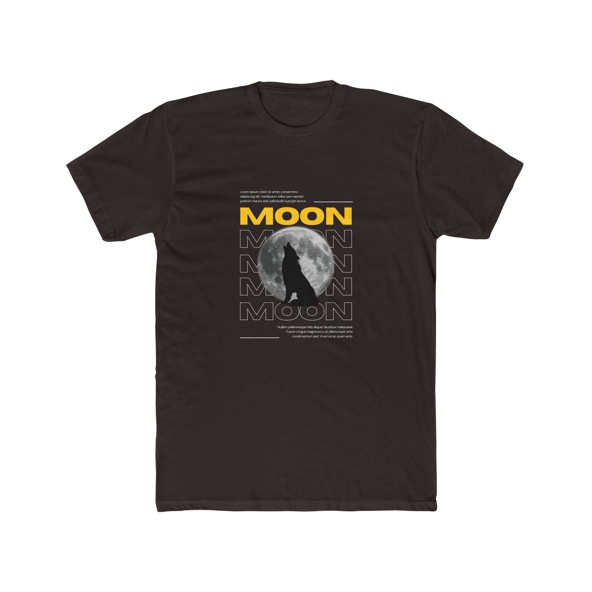 Moon Wolf Tee — Vintage Lunar Graphic T-Shirt