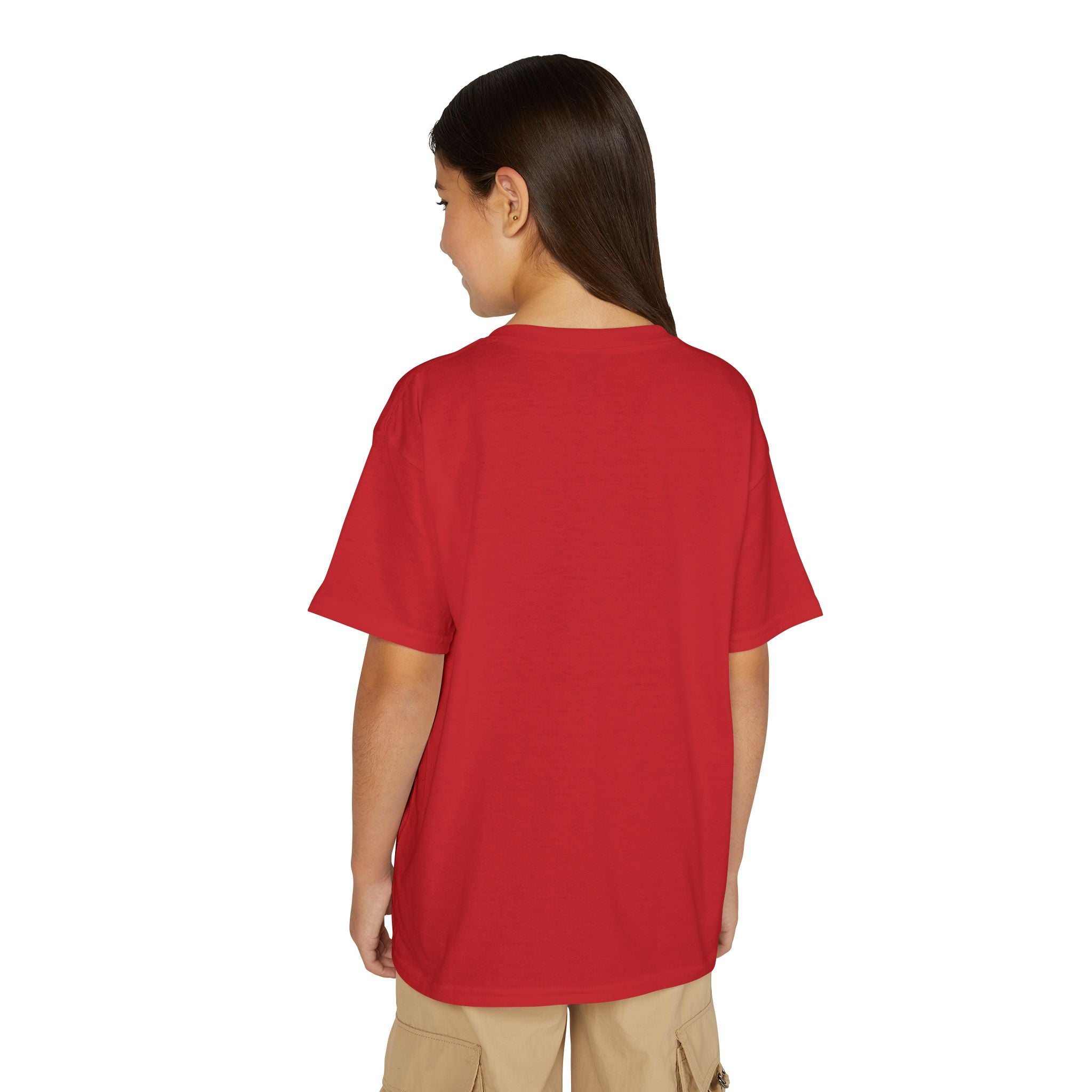 Kids' Cat Mom & Kittens Youth T-Shirt — Cute Mother Cat Illustration