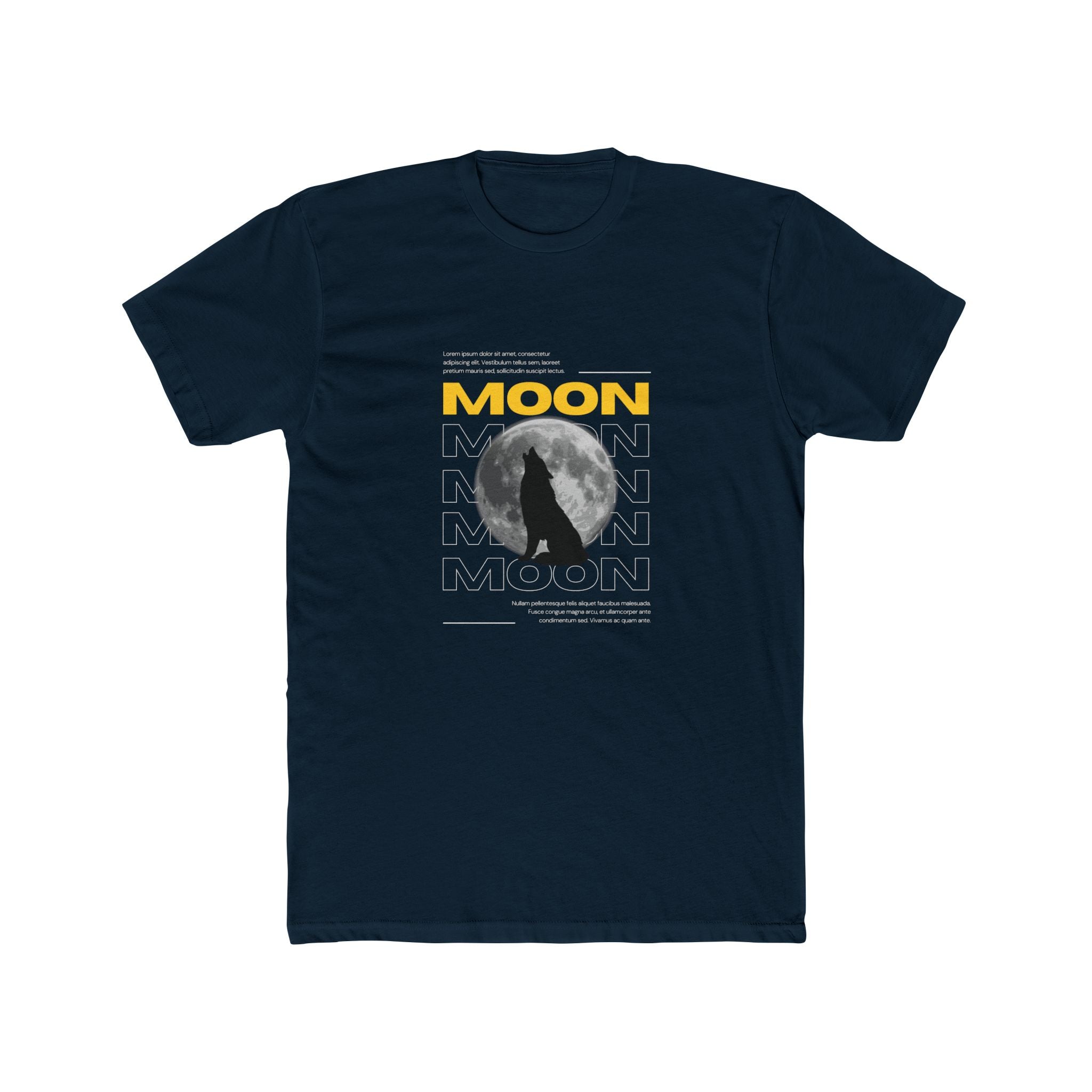 Moon Wolf Tee — Vintage Lunar Graphic T-Shirt