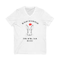 Be Kind Bunny V-Neck Tee — "Be Kind to Every Kind" Cute Rabbit Graphic Shirt