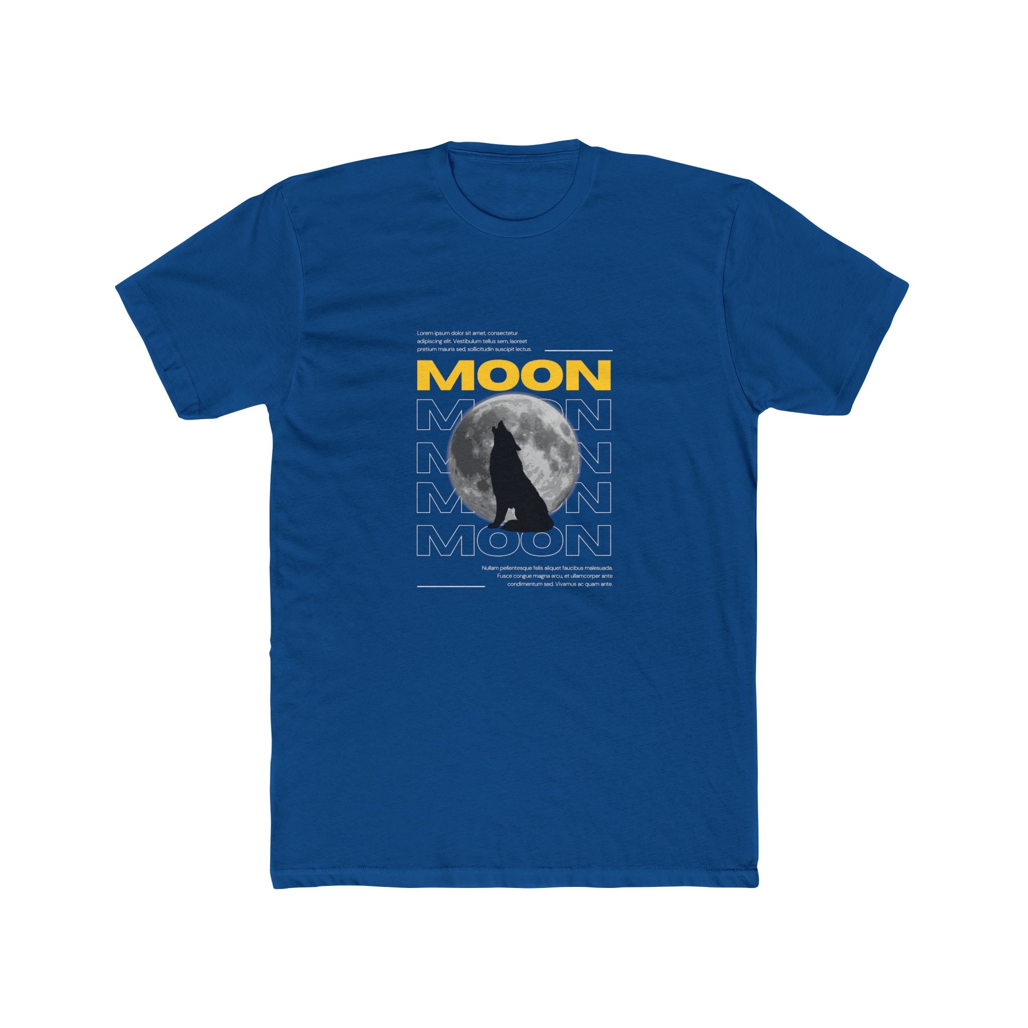 Moon Wolf Tee — Vintage Lunar Graphic T-Shirt