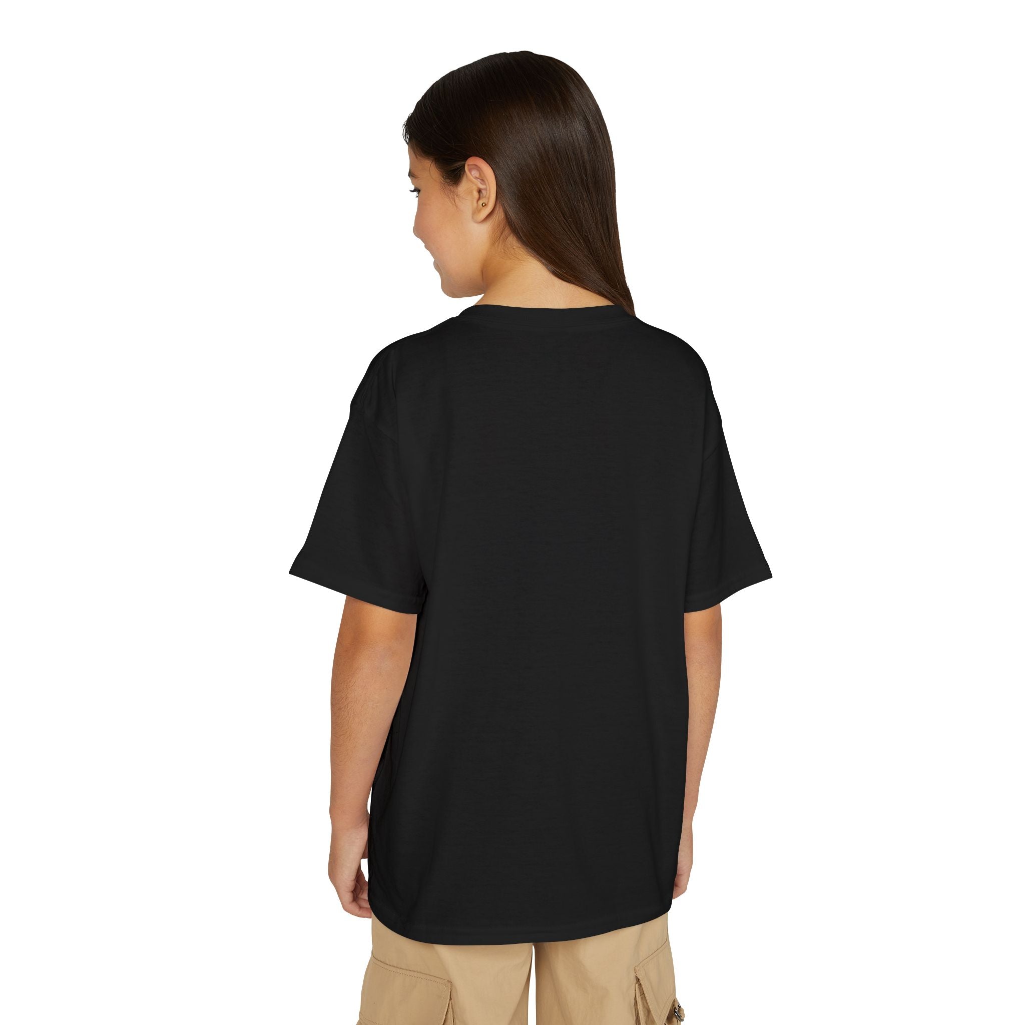 Kids' Cat Mom & Kittens Youth T-Shirt — Cute Mother Cat Illustration