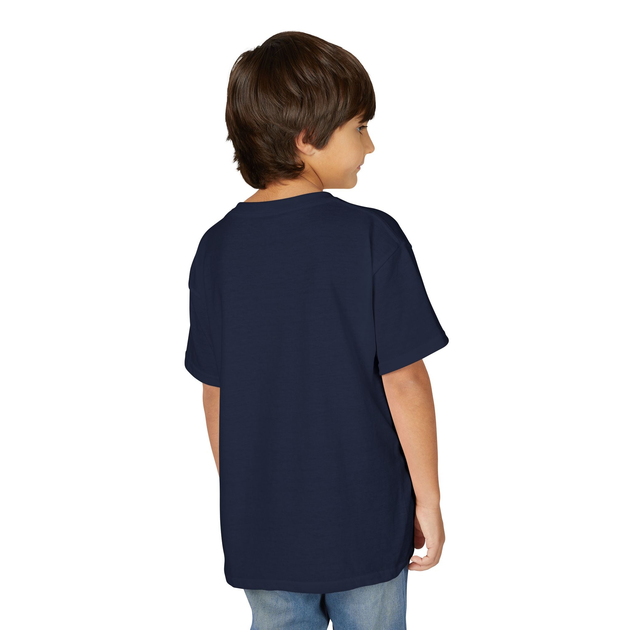 Kids' Cat Mom & Kittens Youth T-Shirt — Cute Mother Cat Illustration