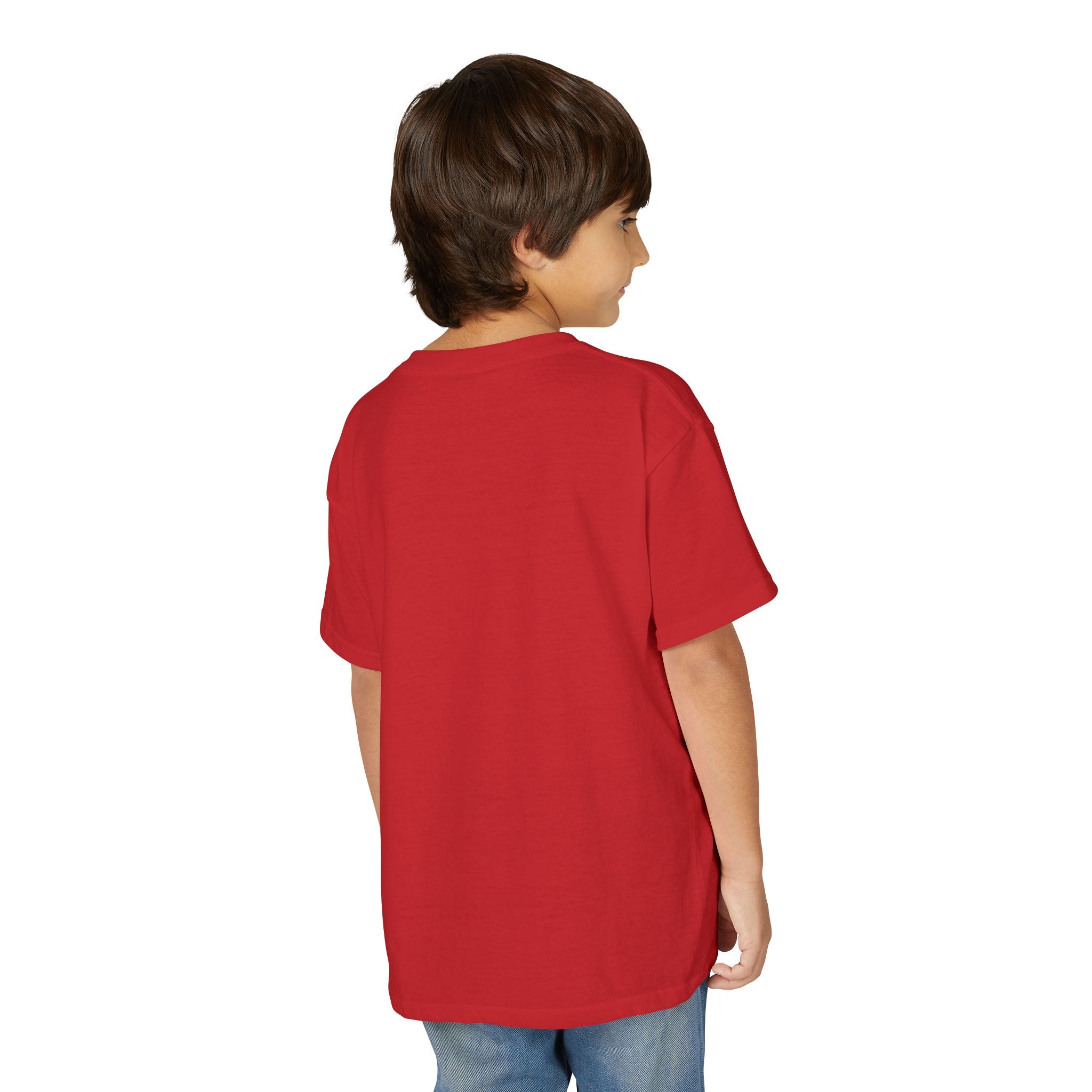 Kids' Cat Mom & Kittens Youth T-Shirt — Cute Mother Cat Illustration