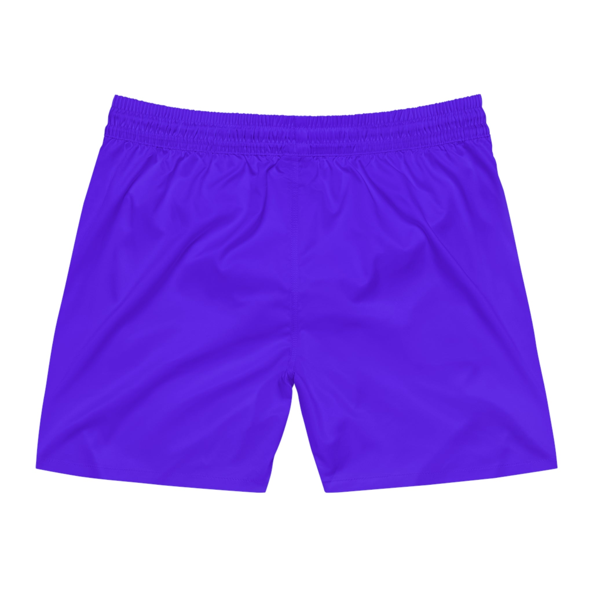 Moon Howl Swim Shorts — Men's Purple Wolf Moon Beach Trunks
