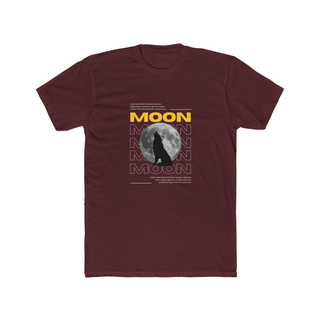 Moon Wolf Tee — Vintage Lunar Graphic T-Shirt