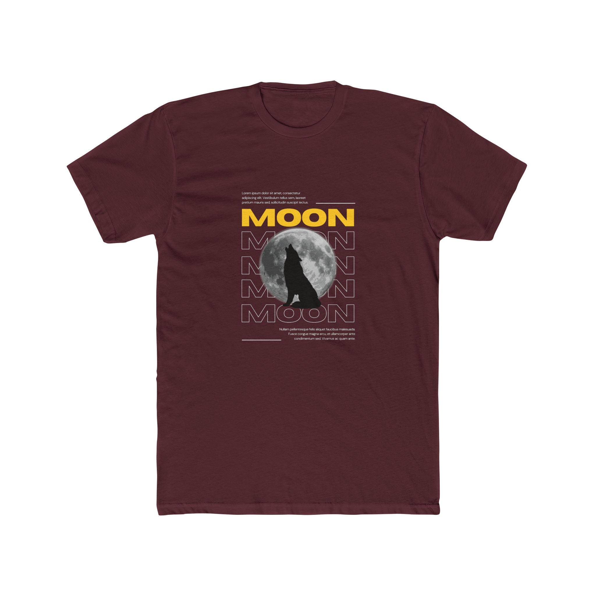 Moon Wolf Tee — Vintage Lunar Graphic T-Shirt