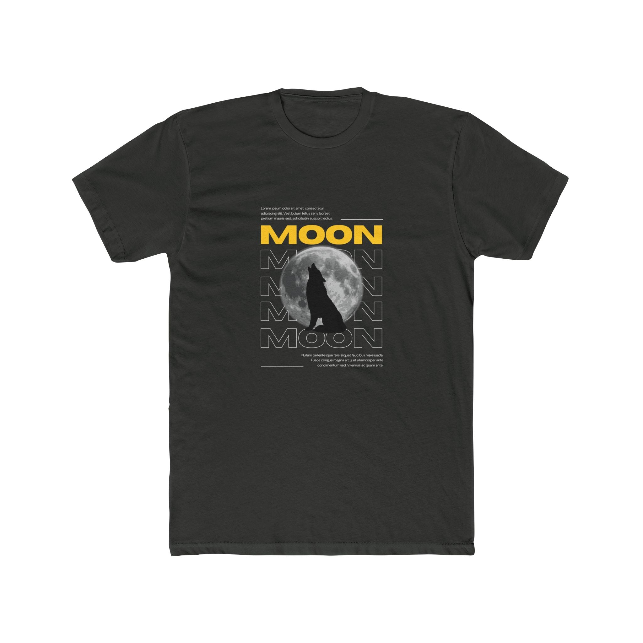 Moon Wolf Tee — Vintage Lunar Graphic T-Shirt