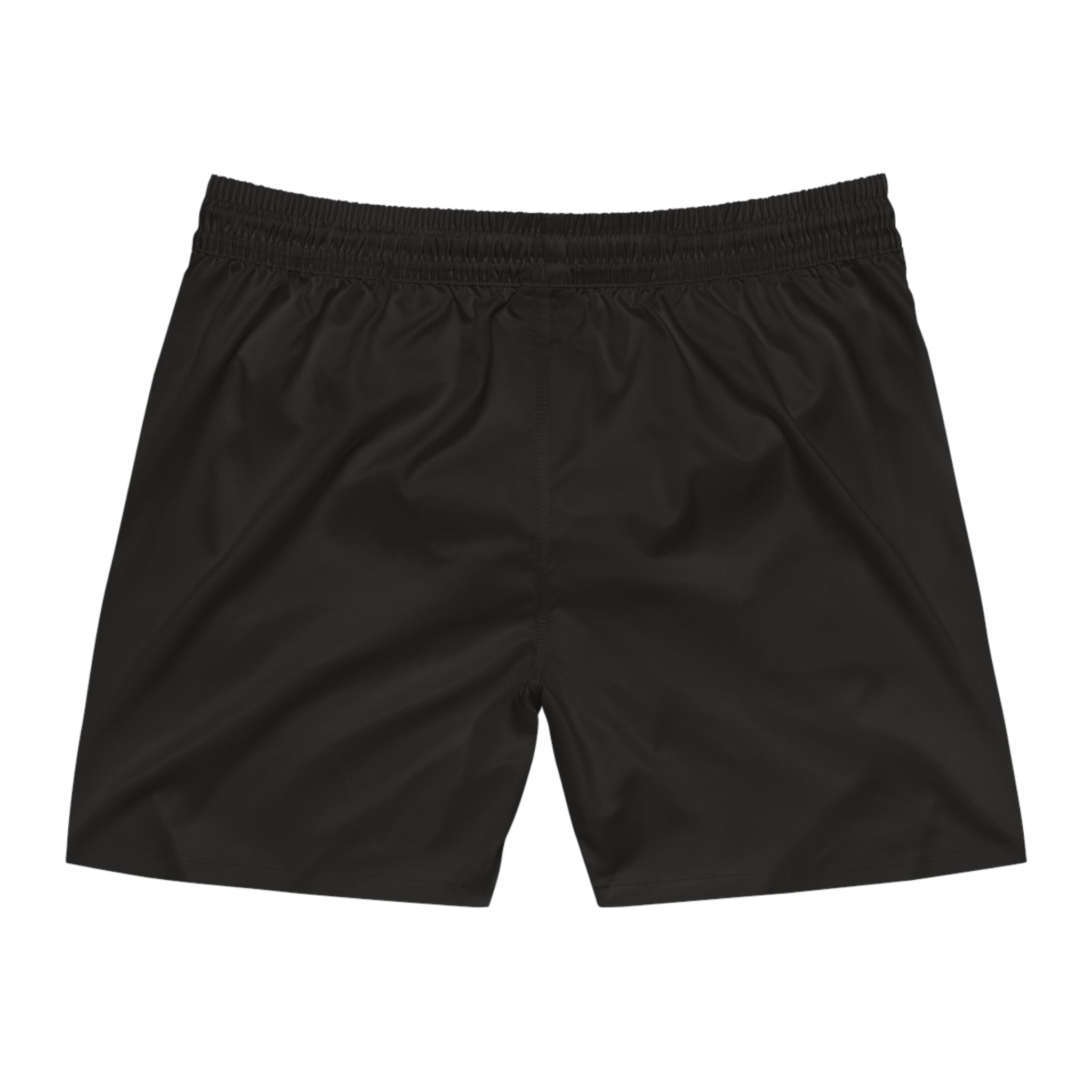 Shark Muscle Graphic Swim Shorts — Men's Mid-Length Beach Trunks