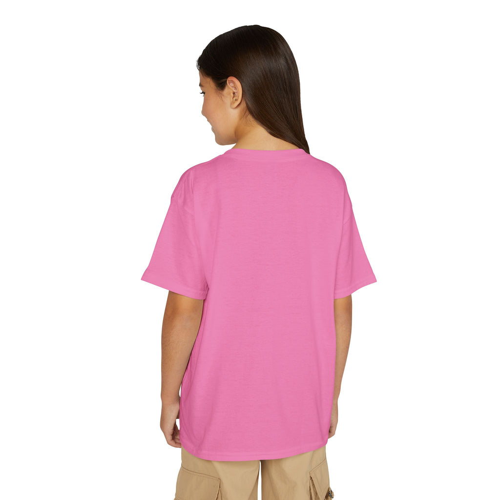 Kids' Cat Mom & Kittens Youth T-Shirt — Cute Mother Cat Illustration