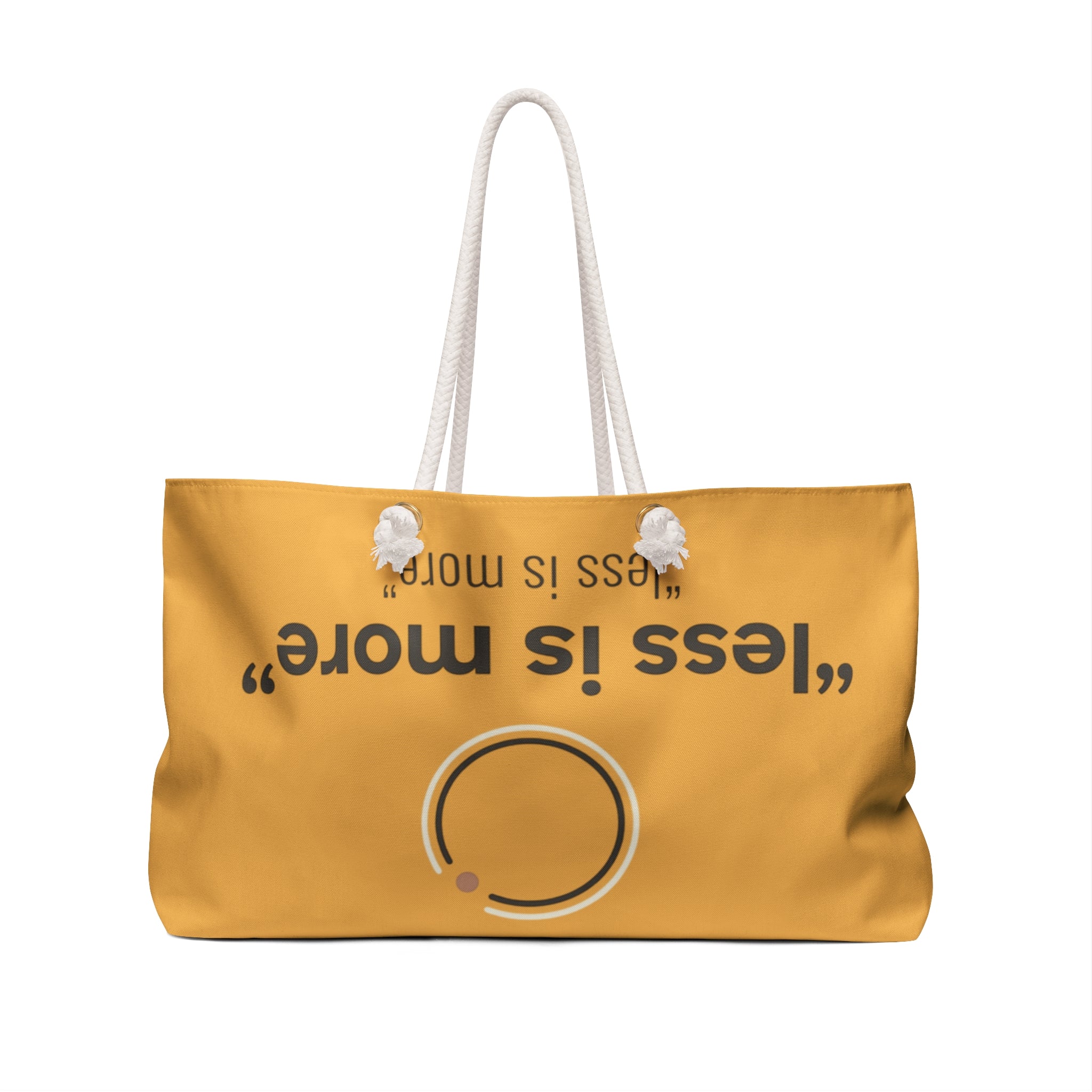 Weekender Bag — Minimalist "less is more" Canvas Travel Tote