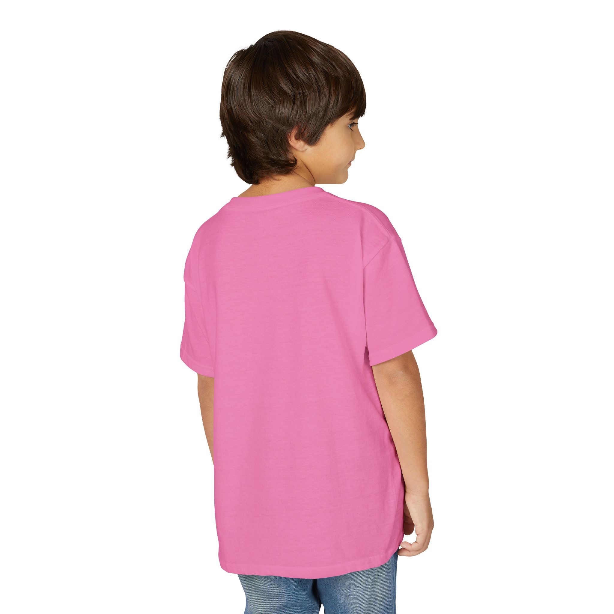 Kids' Cat Mom & Kittens Youth T-Shirt — Cute Mother Cat Illustration