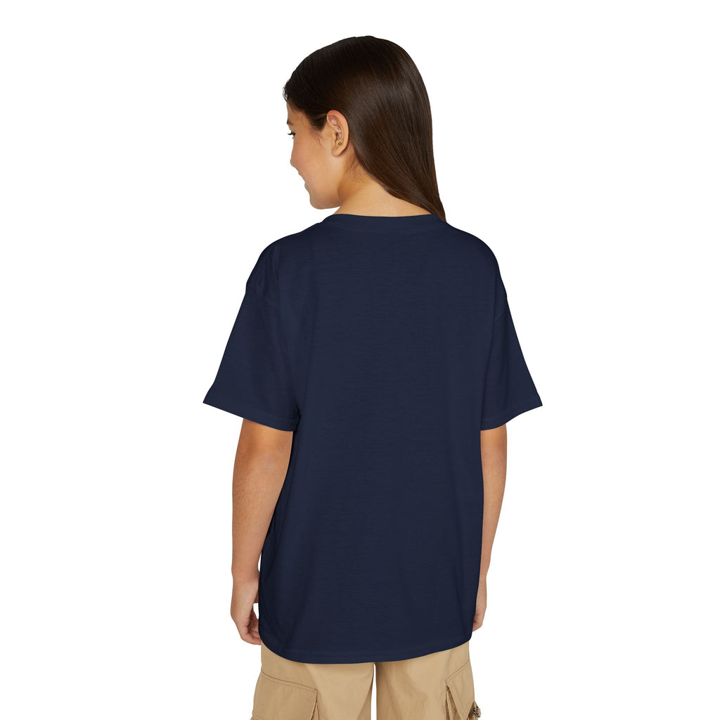 Kids' Cat Mom & Kittens Youth T-Shirt — Cute Mother Cat Illustration