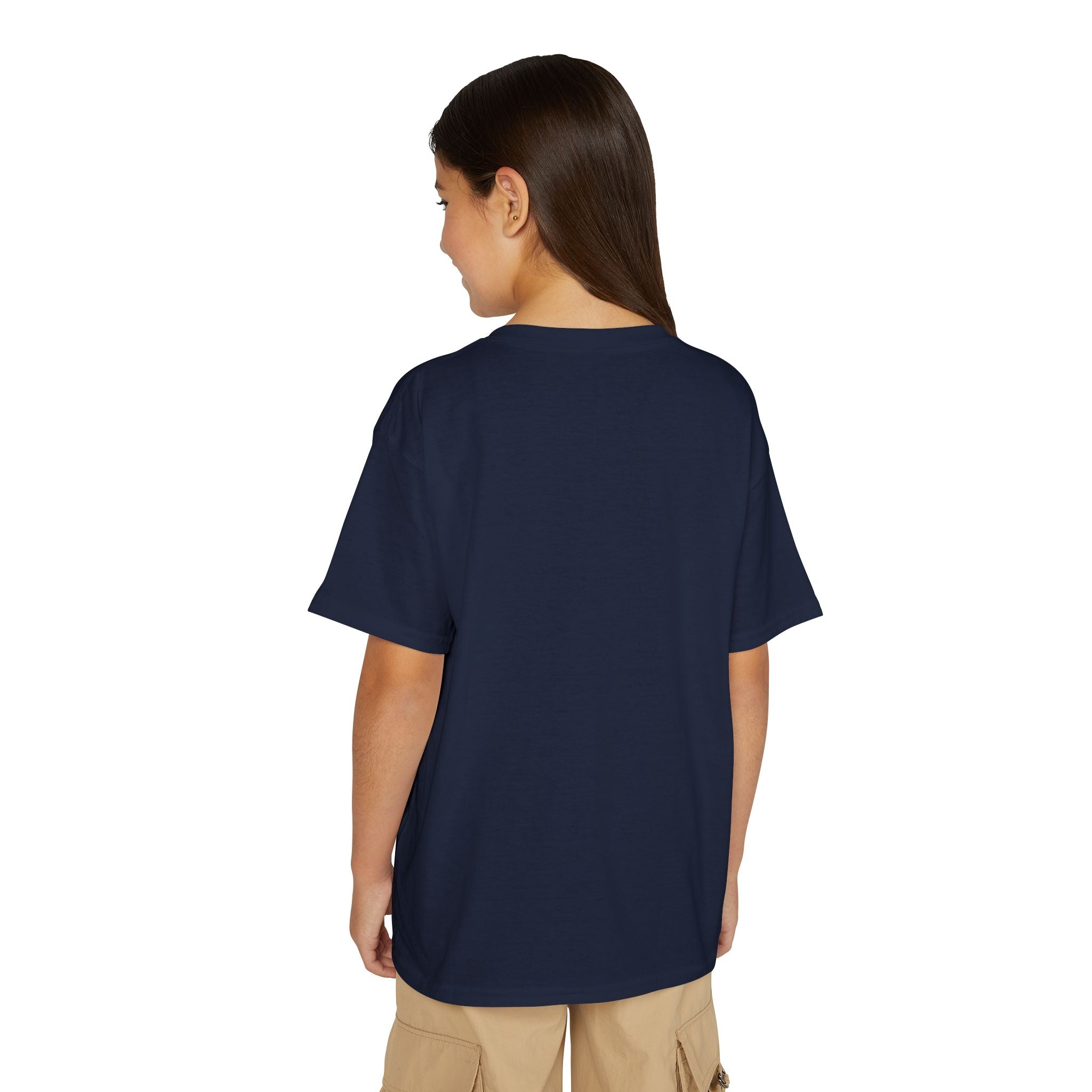 Kids' Cat Mom & Kittens Youth T-Shirt — Cute Mother Cat Illustration