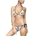 Stay Groovy Bikini Swimsuit — 'Stay Groovy' Graphic Tie-Side Two-Piece
