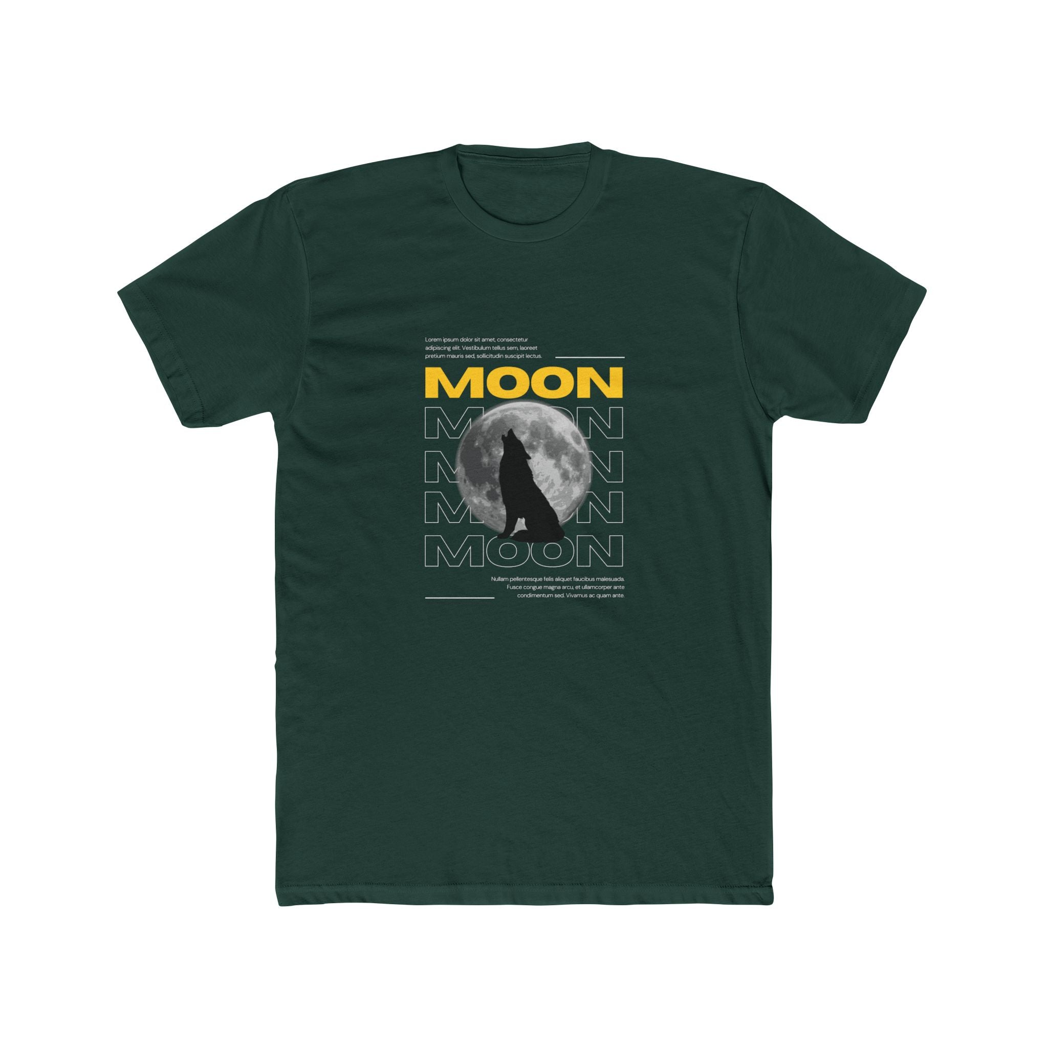 Moon Wolf Tee — Vintage Lunar Graphic T-Shirt