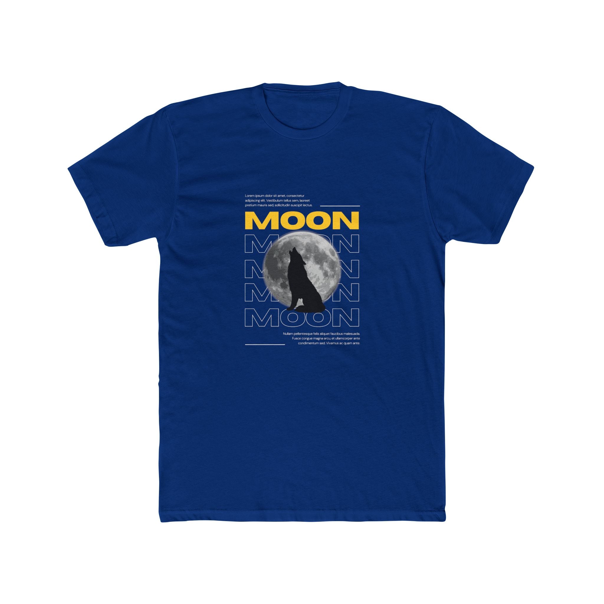 Moon Wolf Tee — Vintage Lunar Graphic T-Shirt