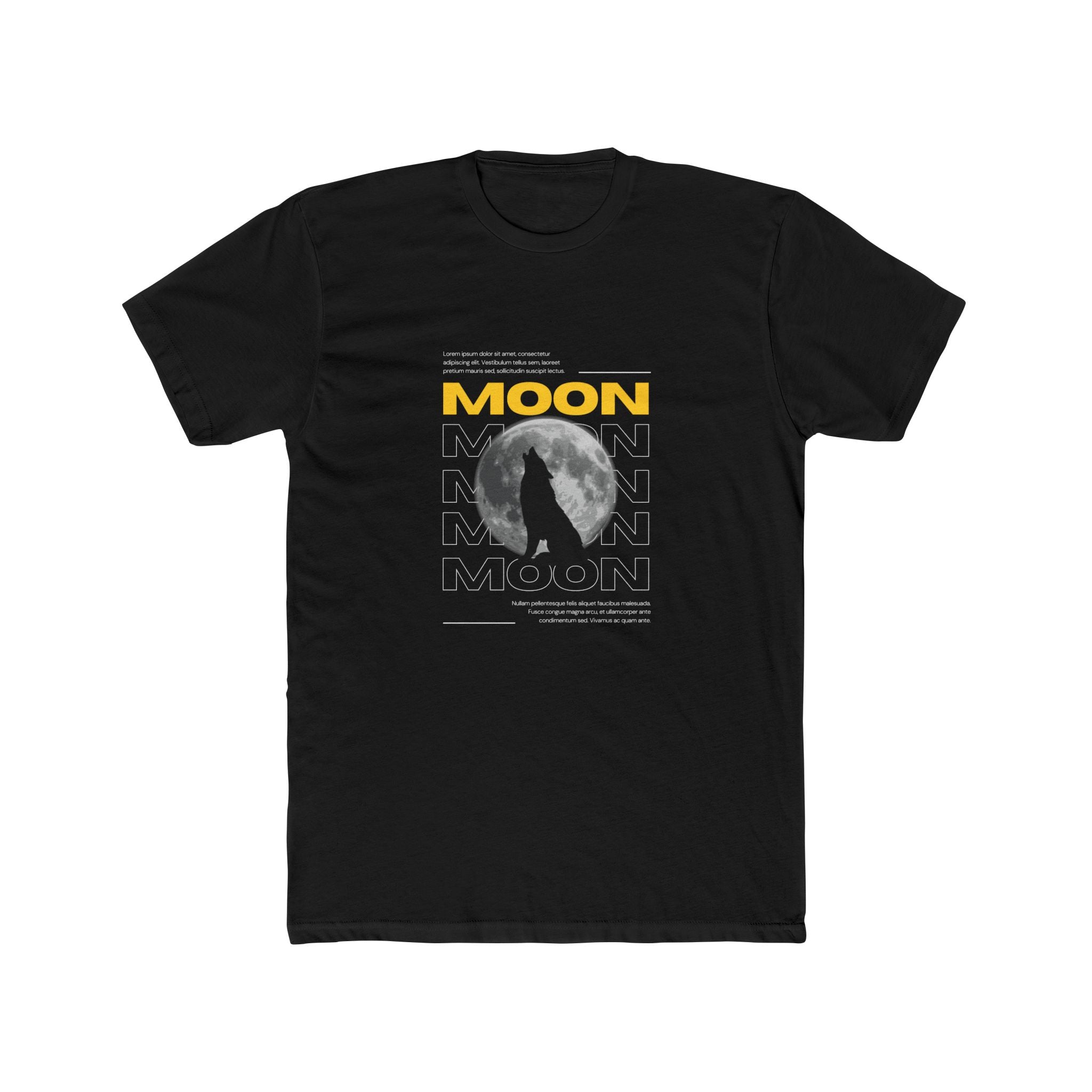 Moon Wolf Tee — Vintage Lunar Graphic T-Shirt