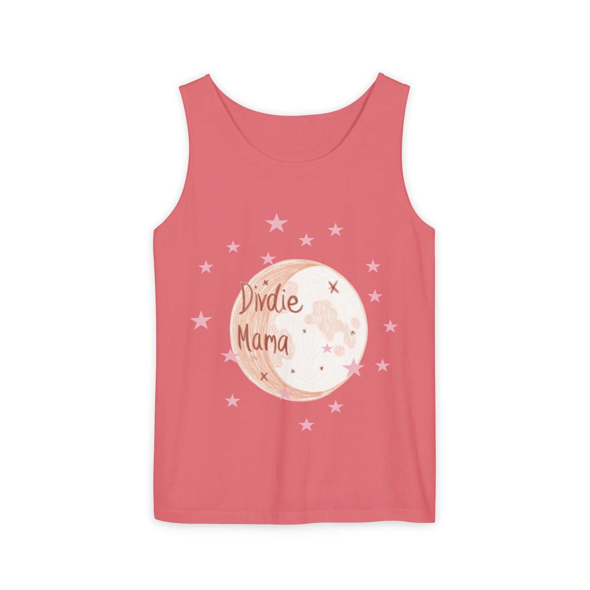 Indie Mama Moon Tank Top — Boho Mother's Day Graphic Tank