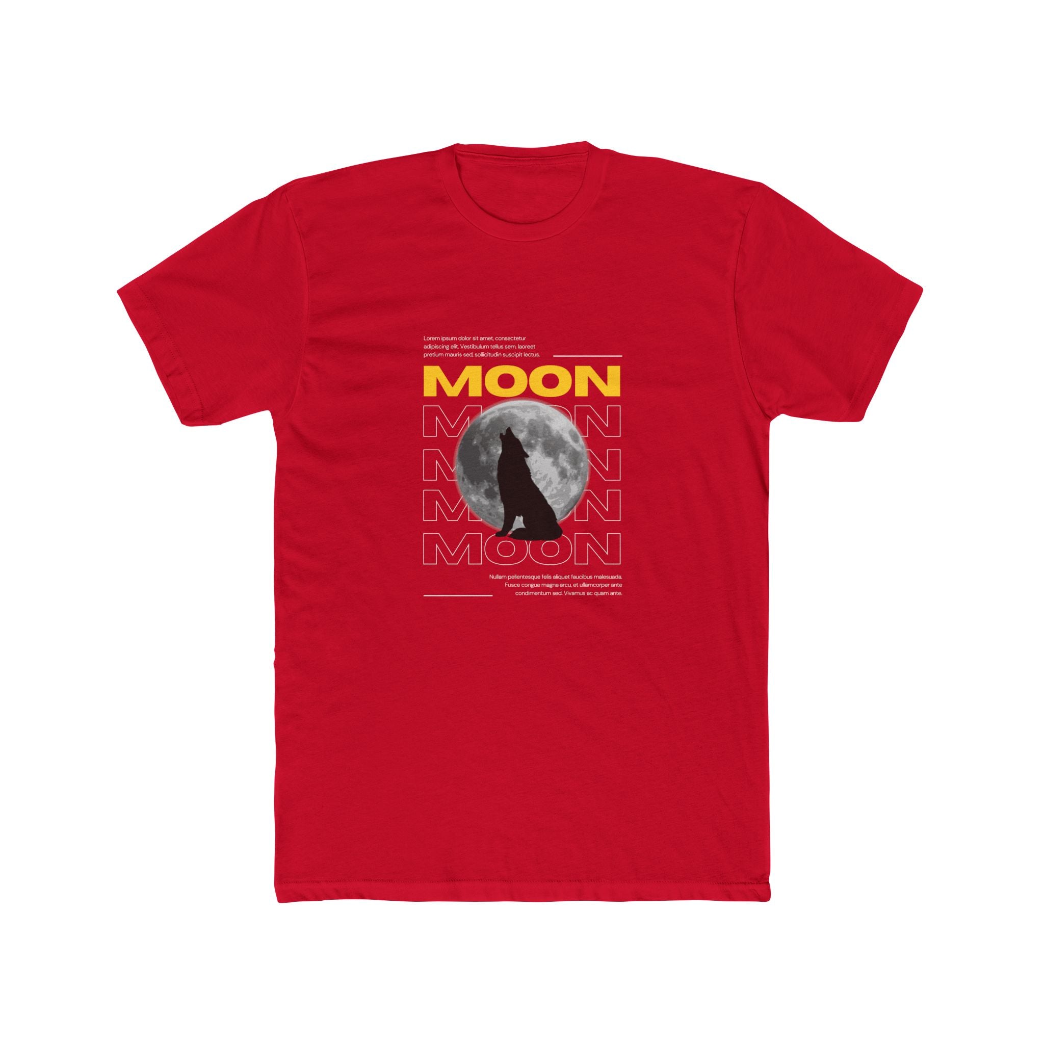 Moon Wolf Tee — Vintage Lunar Graphic T-Shirt