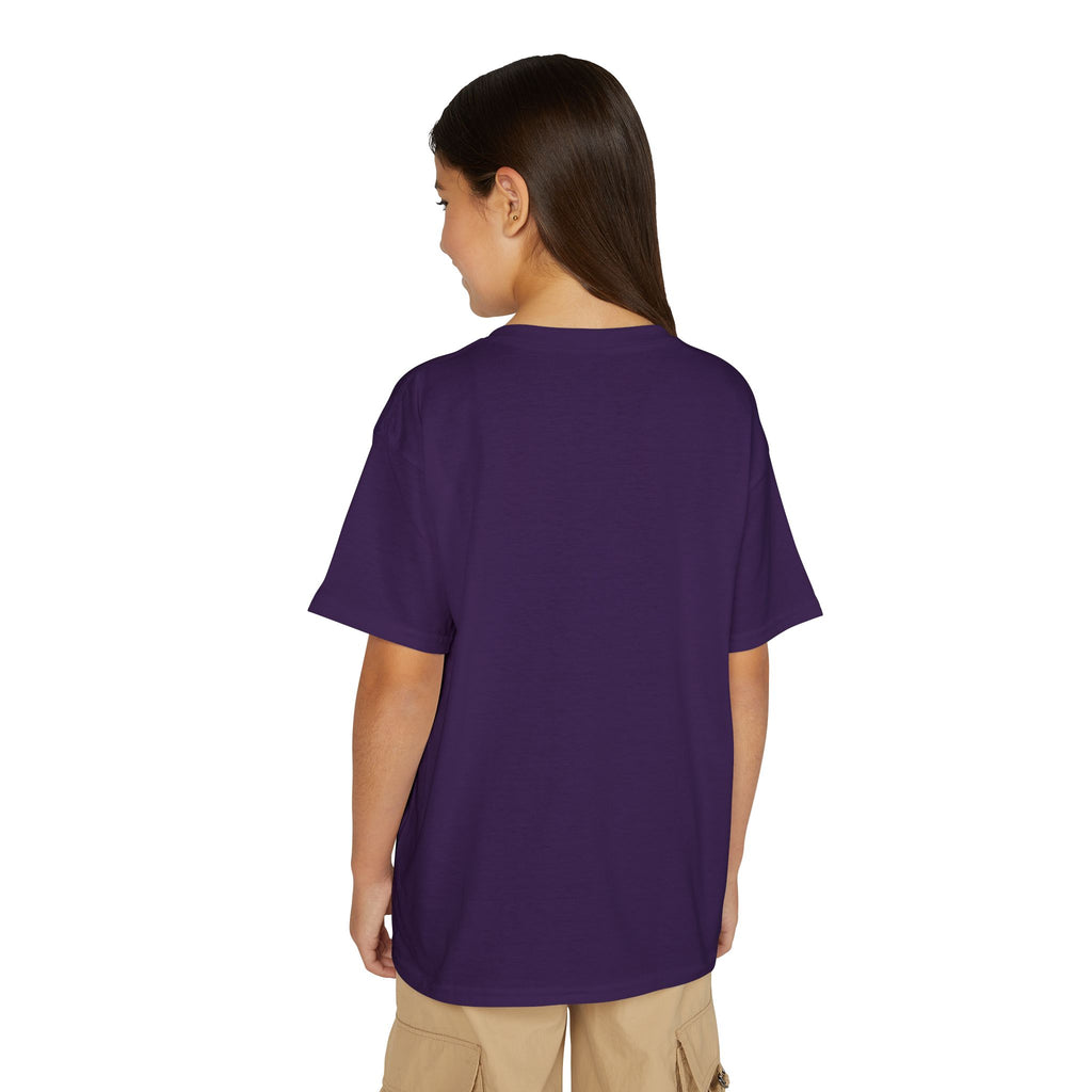 Kids' Cat Mom & Kittens Youth T-Shirt — Cute Mother Cat Illustration