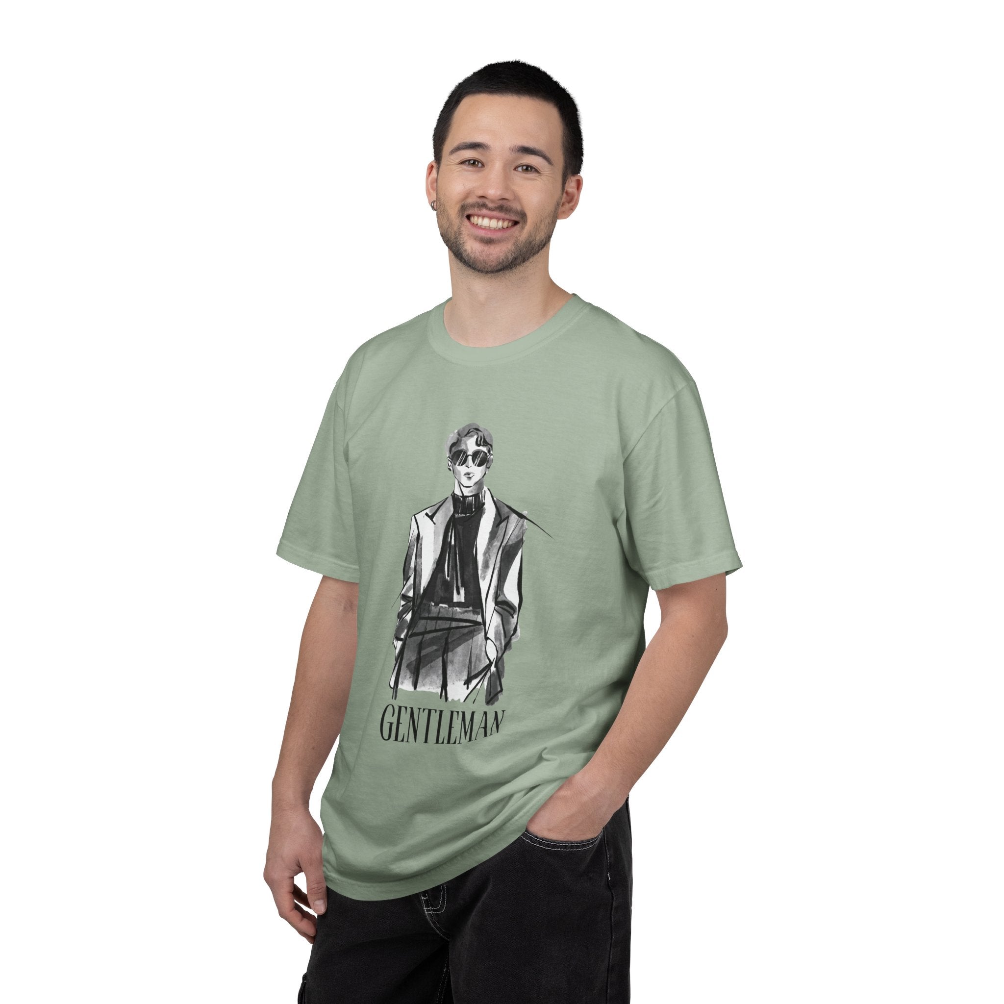 Gentleman Fashion Sketch T-Shirt