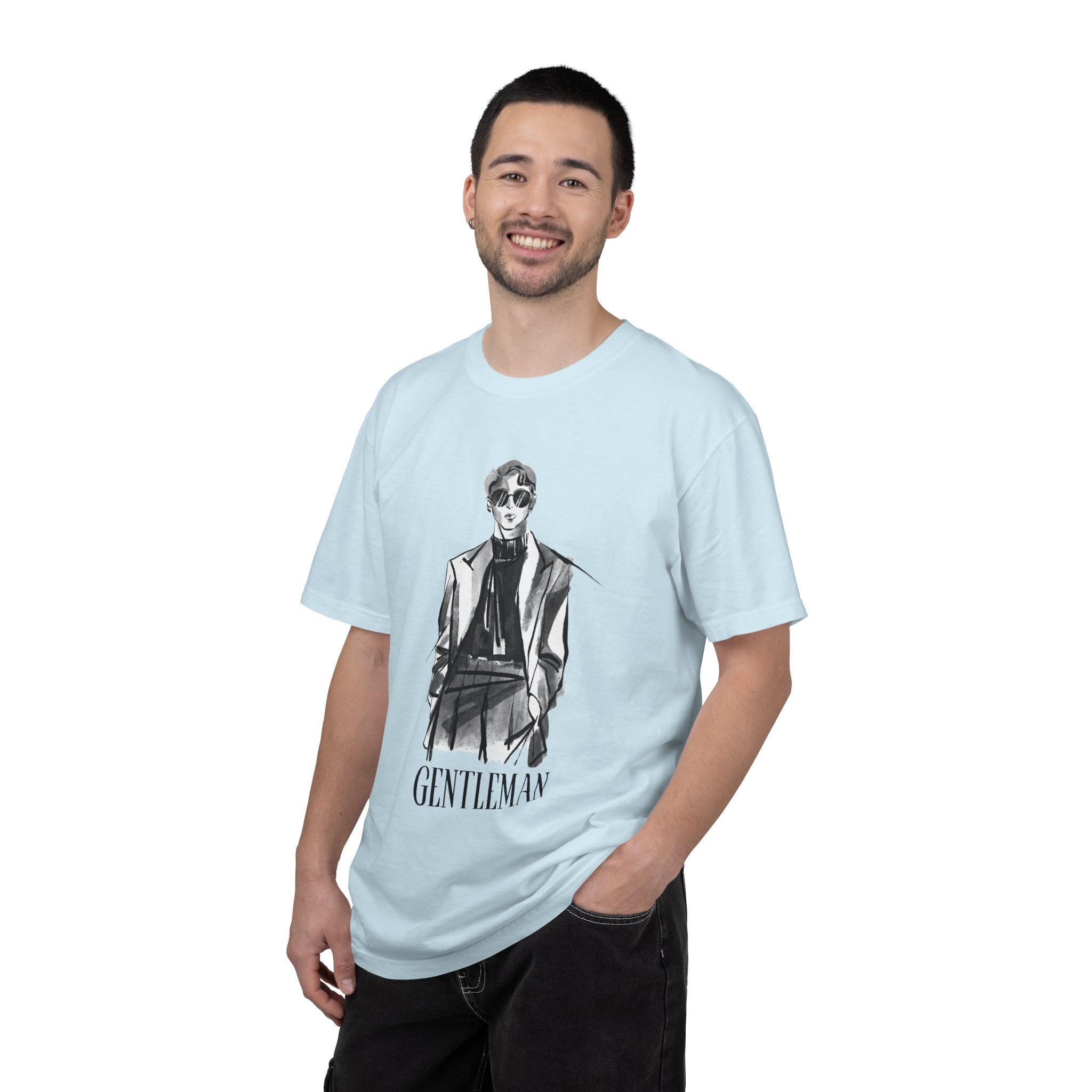Gentleman Fashion Sketch T-Shirt