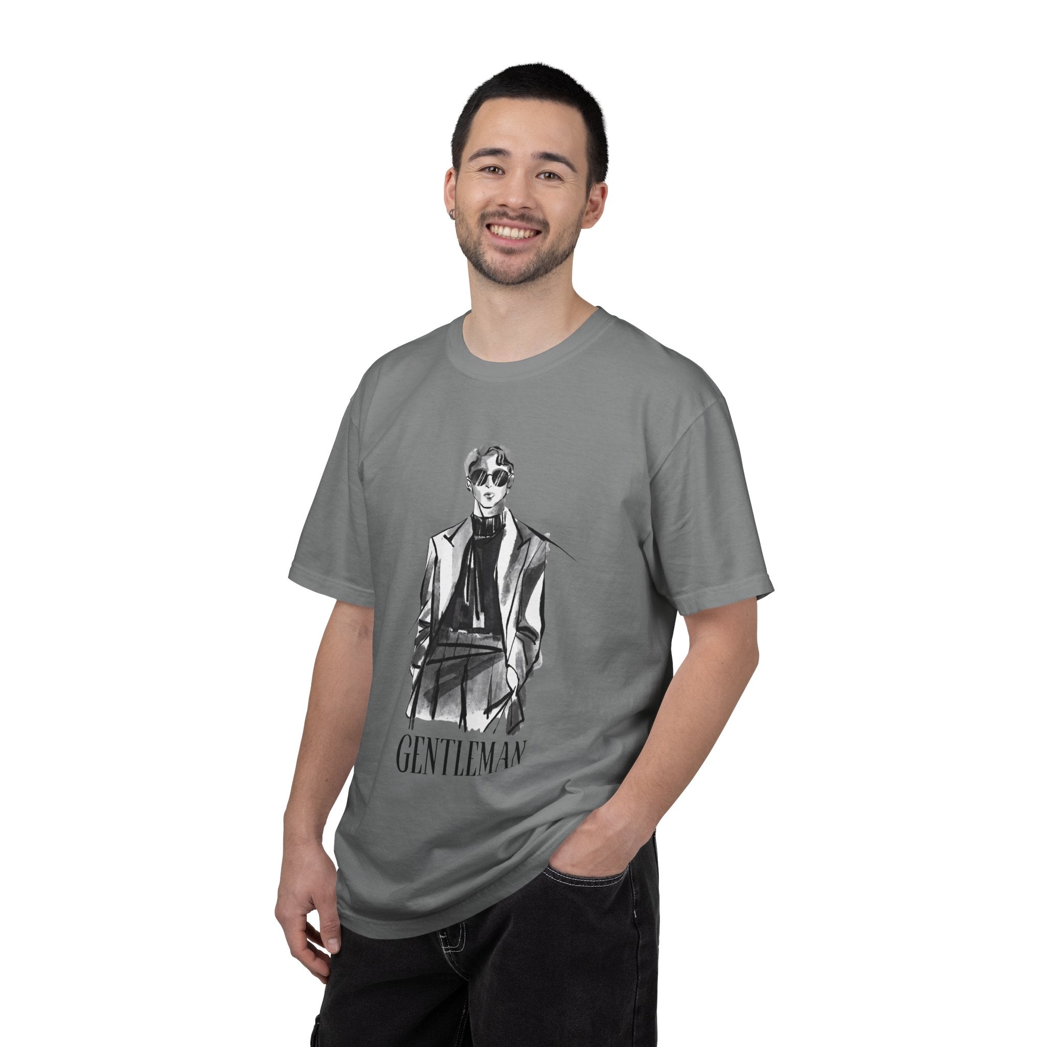Gentleman Fashion Sketch T-Shirt