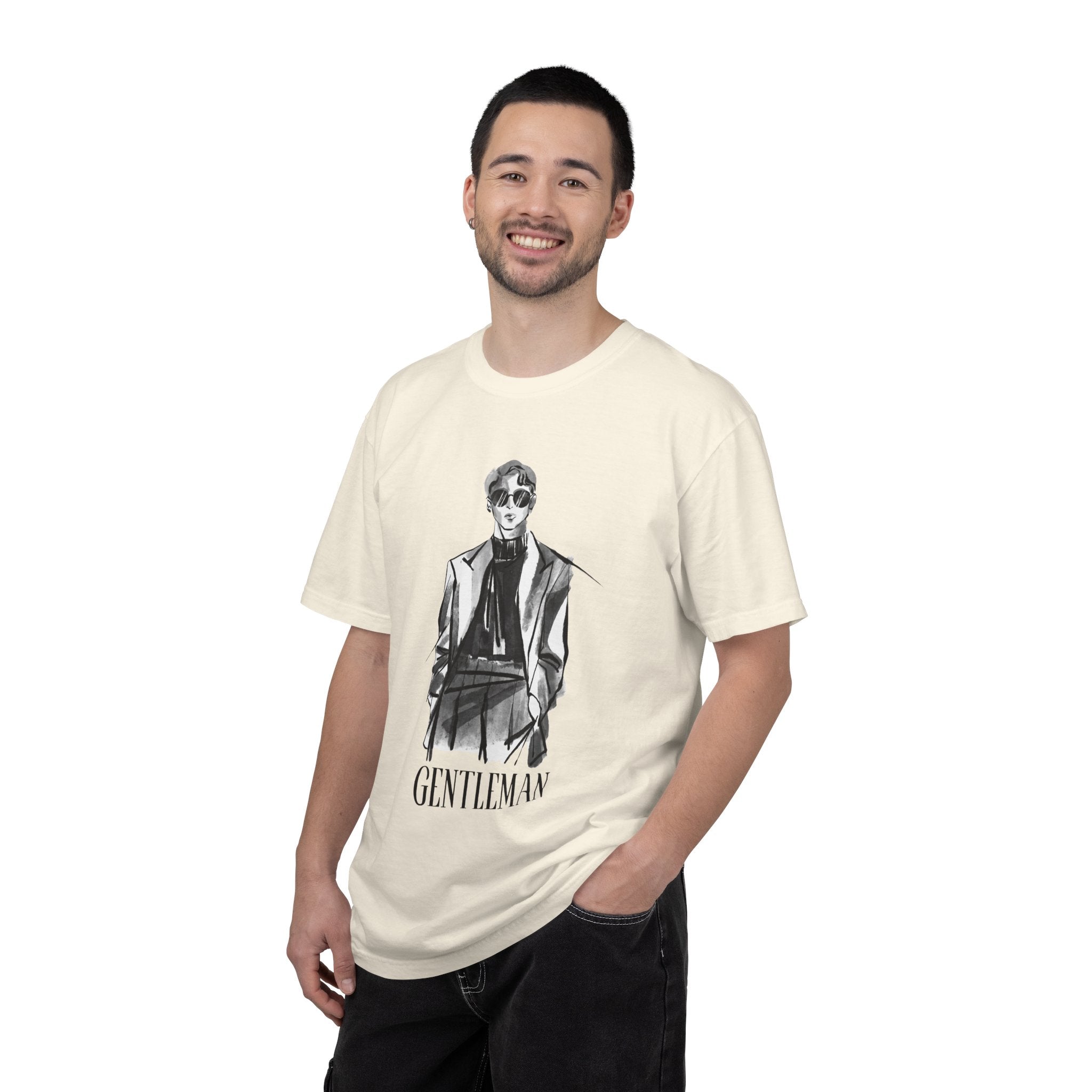 Gentleman Fashion Sketch T-Shirt