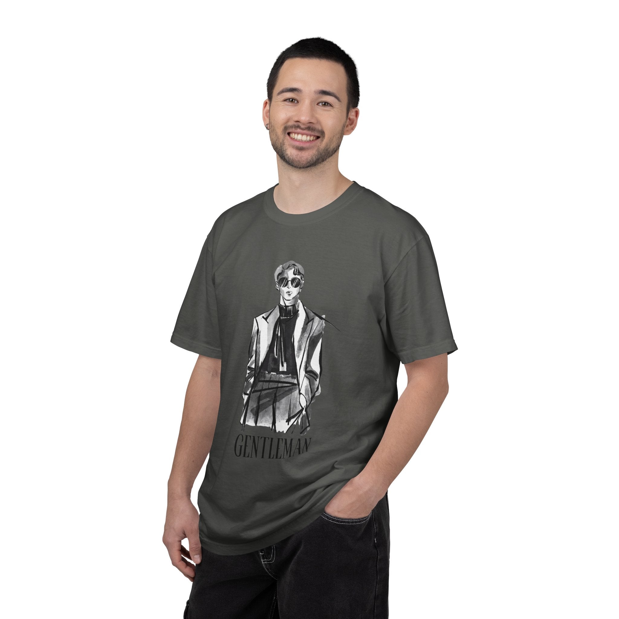 Gentleman Fashion Sketch T-Shirt