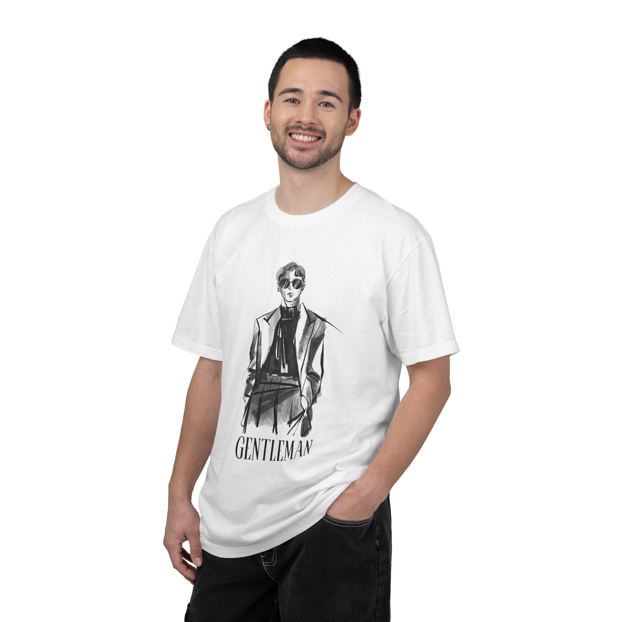 Gentleman Fashion Sketch T-Shirt