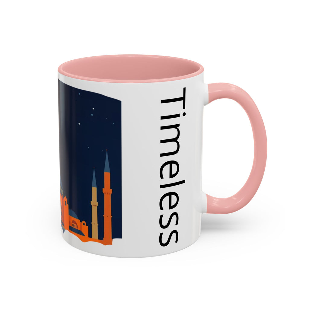 Timeless Istanbul Accent Coffee Mug - Crescent Night Skyline (11/15oz)