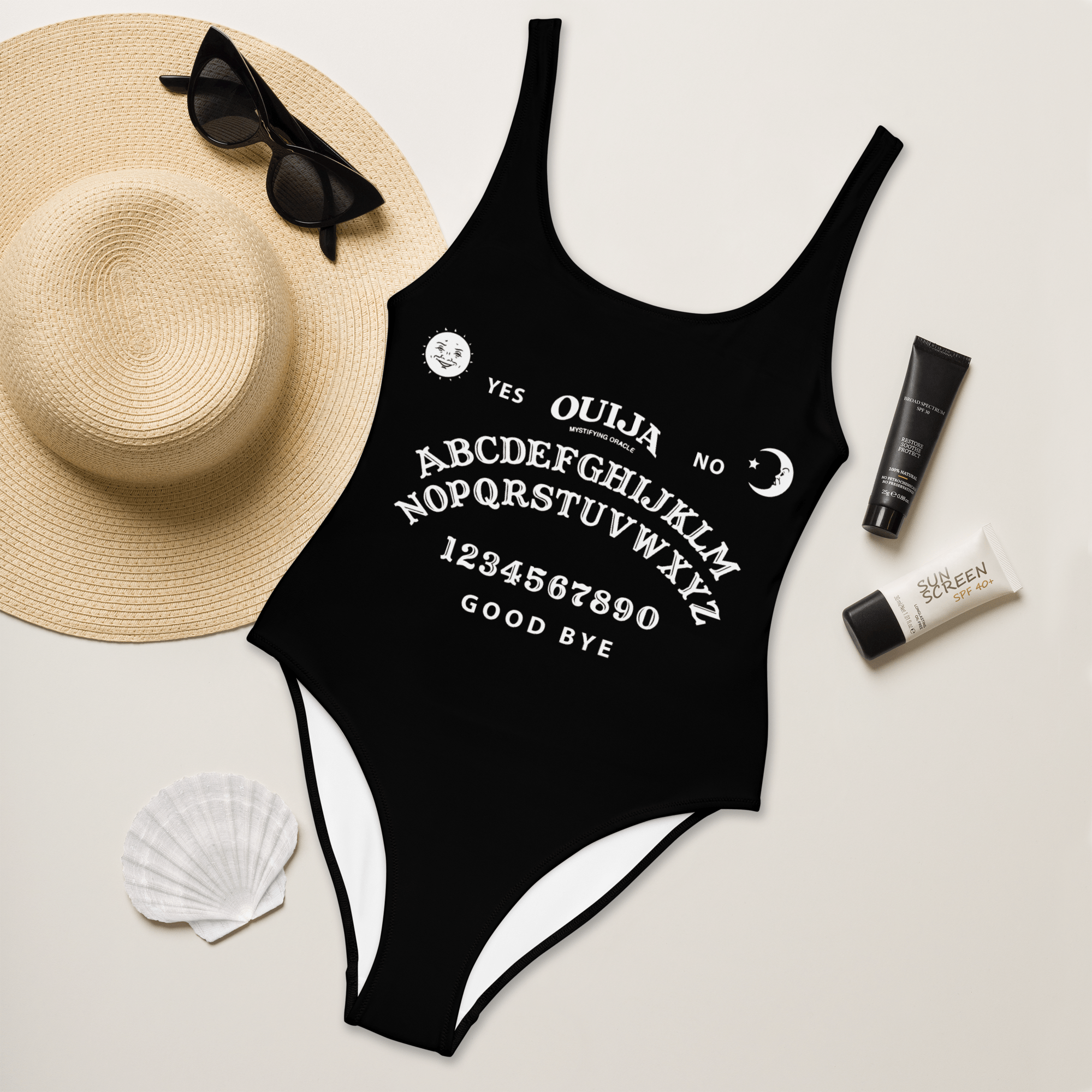 Ouija Board One-Piece Swimsuit